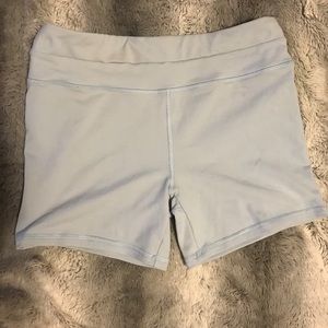 Baby Blue Spandex Shorts